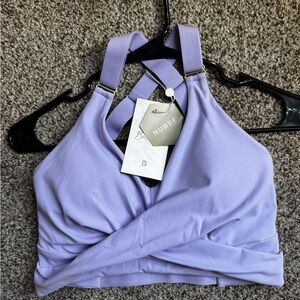 BuffBunny Lavender Haze Candy Wrap Sports Bra